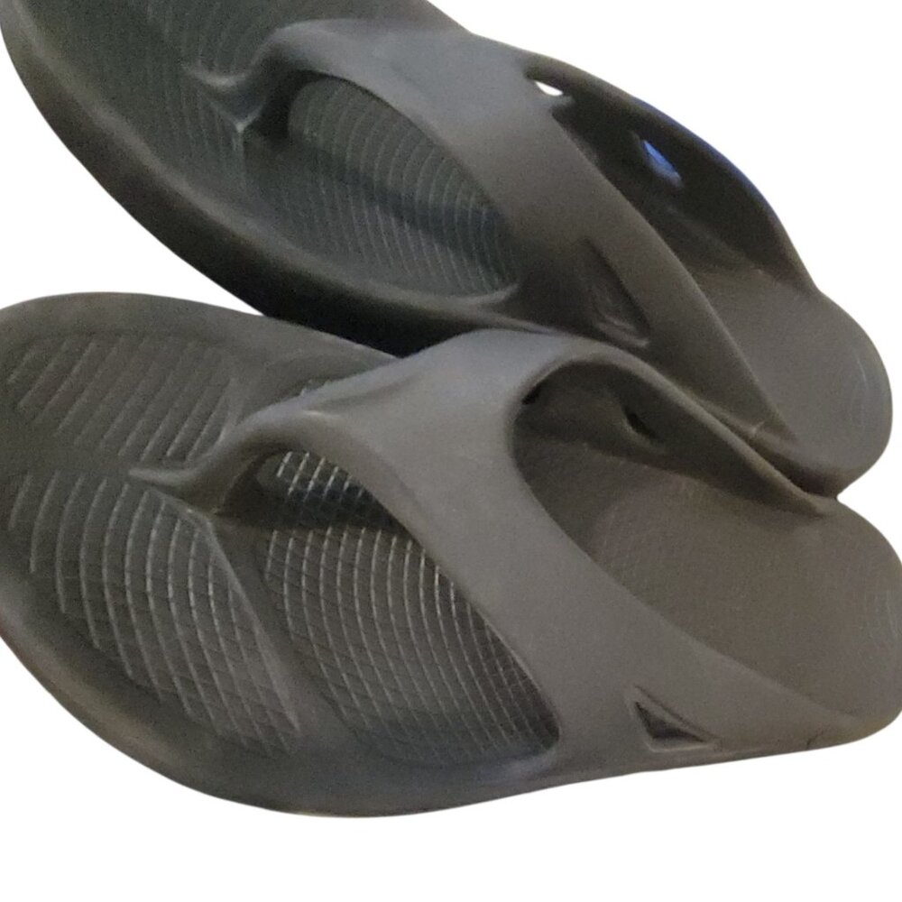 Oofos Ooriginal Thong Sandals Black EU 42 M9 W11 Lightweight & Cushioning - Picture 12 of 12